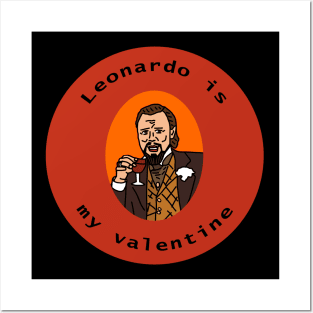 Laughing Leo Meme Valentine Posters and Art